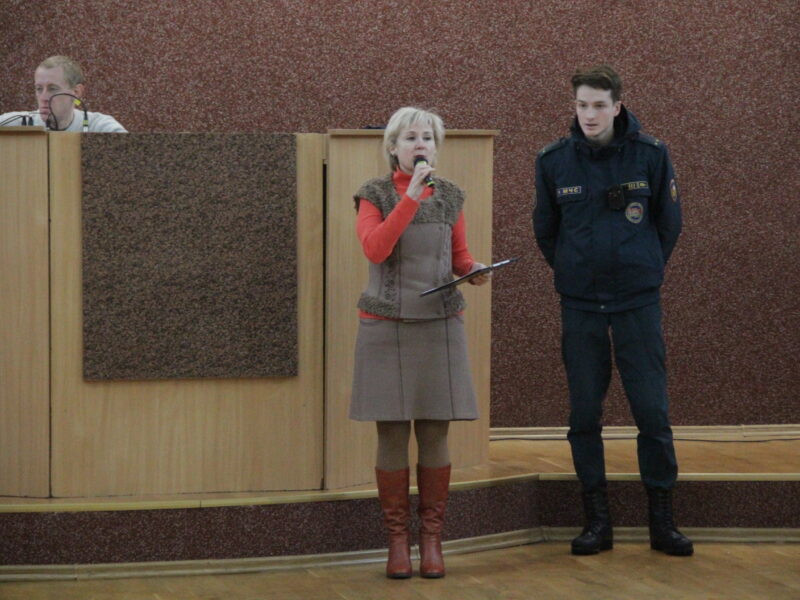 В ДК г. Солигорска прошла встреча с представителем Солигорского ГРОЧС