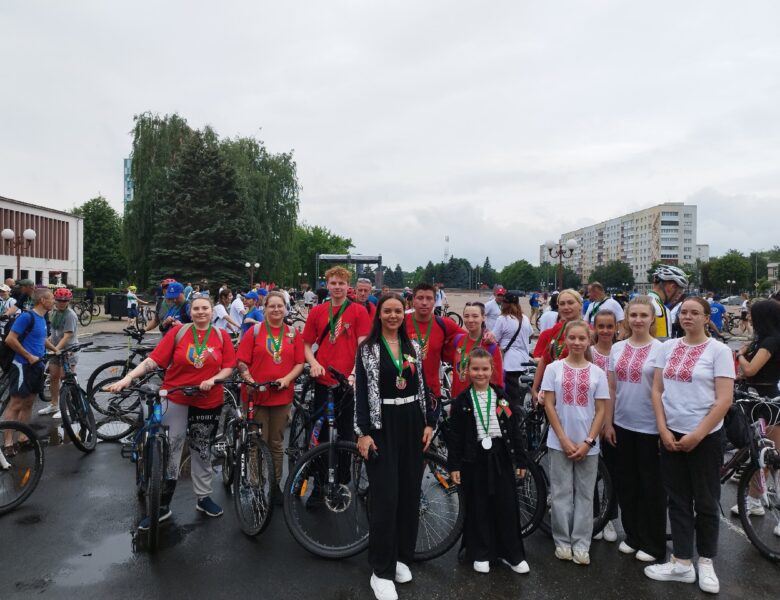 В Солигорске прошел традиционный велопробег ко Дню Независимости Республики Беларусь