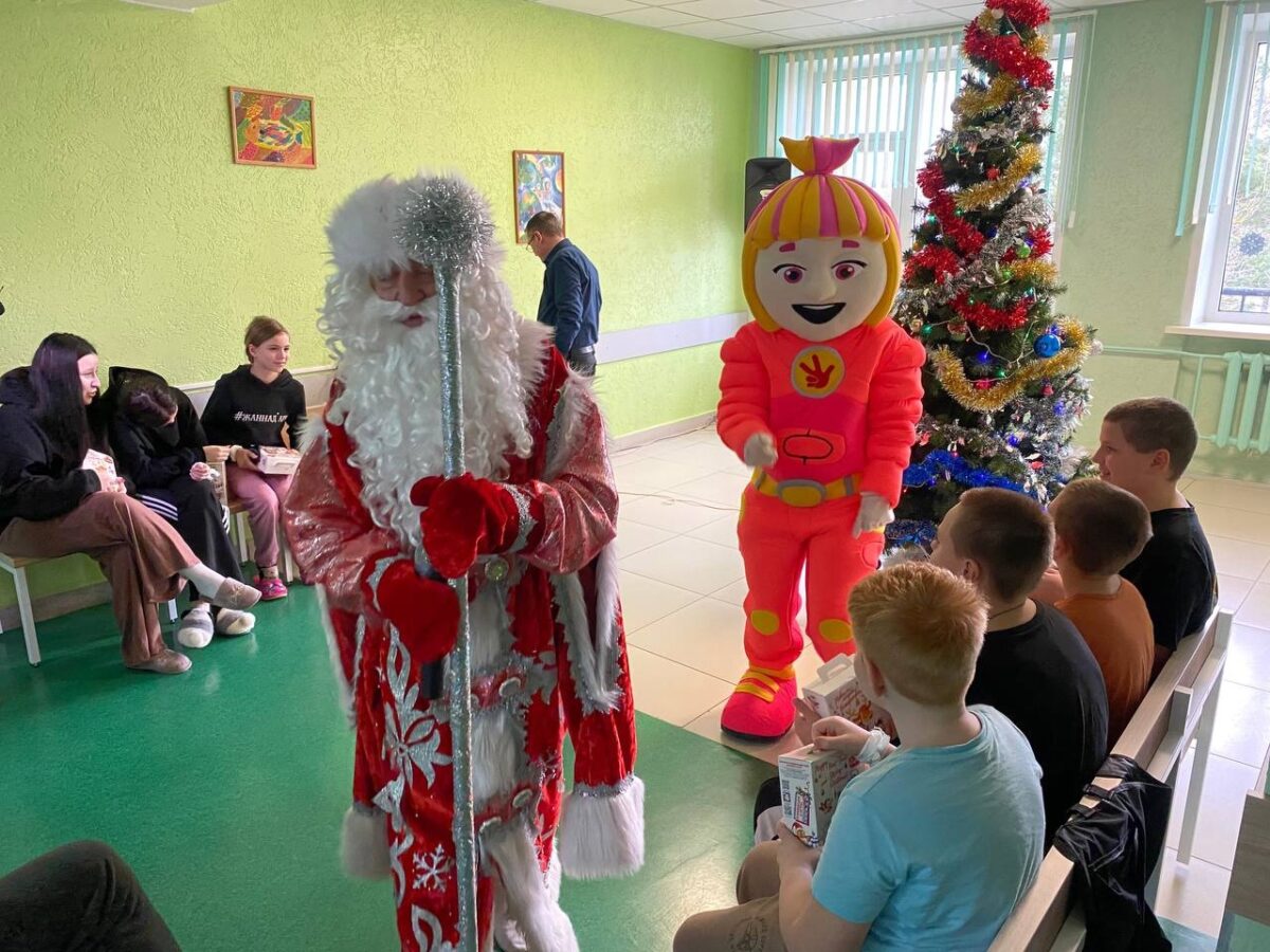 Очень добрая встреча в Солигорской детской больнице.