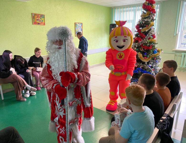 Очень добрая встреча в Солигорской детской больнице.