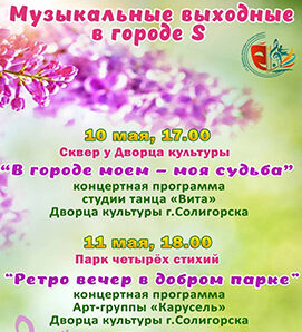 Музыкальные выходные в городе S