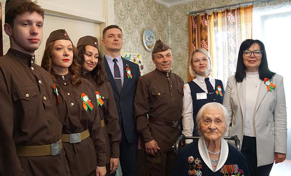 Солигорск чествует ветерана Великой Отечественной войны Марию Ратнер