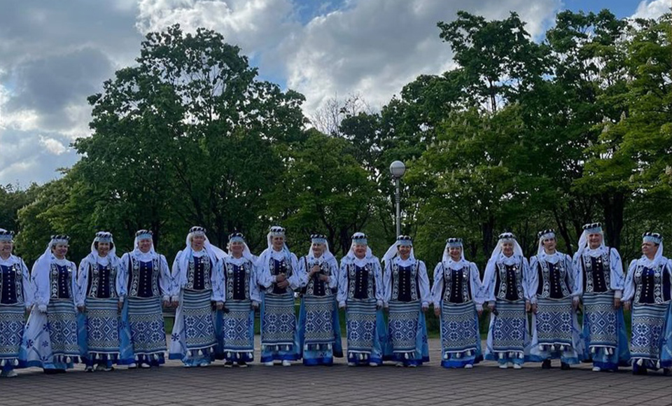 В Парке четырех стихий прошла концертная программа НХНП «Родны напеў» Дворца культуры г. Солигорска