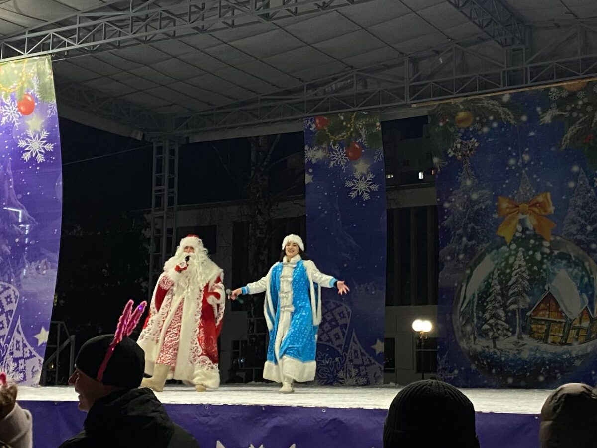 Новогодняя ночь — 2026 прошла на центральной площади г. Солигорска.