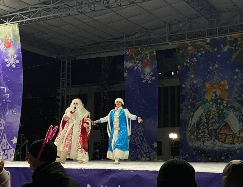 Новогодняя ночь — 2026 прошла на центральной площади г. Солигорска.