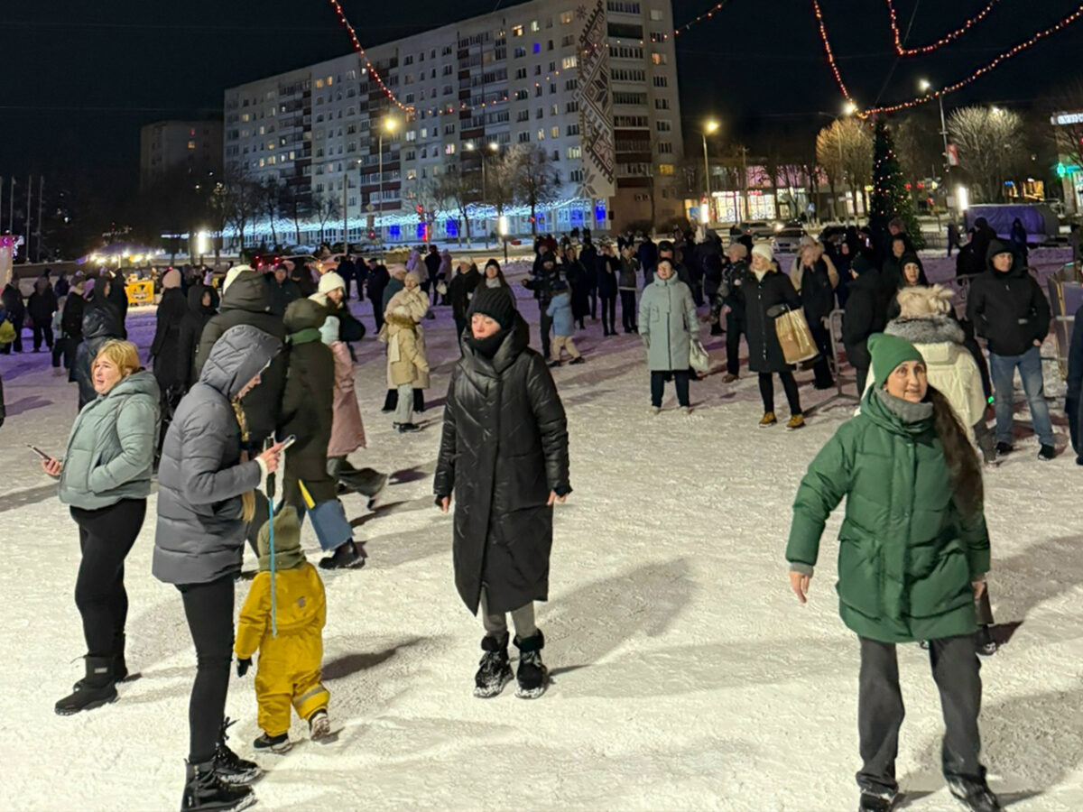 3 января в Солигорске прошла яркая и зажигательная праздничная дискотека «Ледяной ритм»!