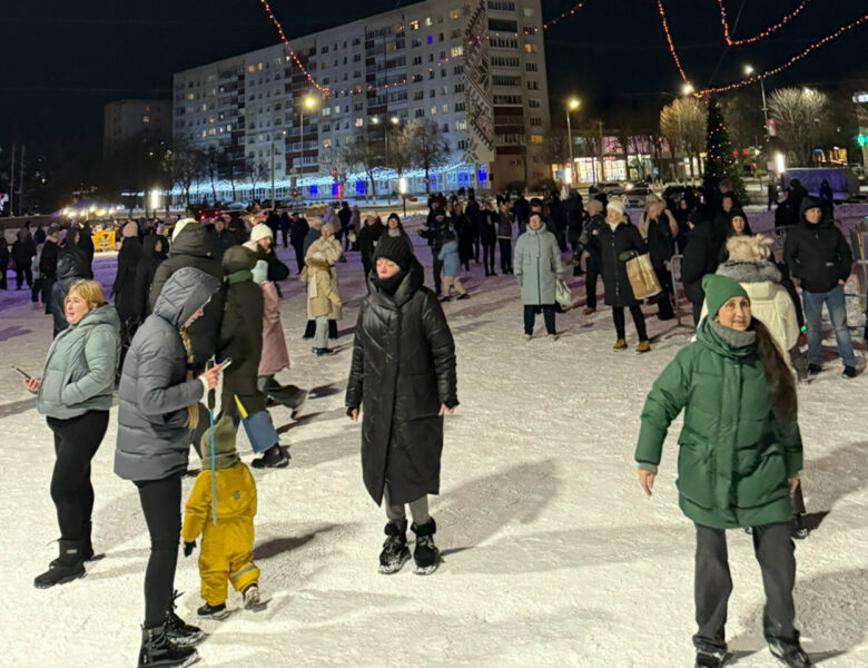 3 января в Солигорске прошла яркая и зажигательная праздничная дискотека «Ледяной ритм»!